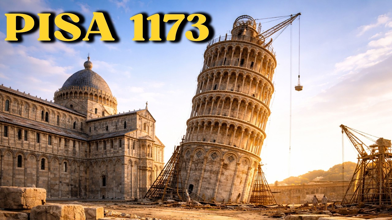 LA TORRE DE PISA: EL ERROR QUE LA HIZO INMORTAL (Reconstrucción con IA)