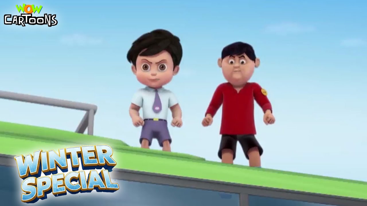 Night Bhoot Vs Vir Ki Fight | Vir The Robot Boy Winter Special Compilation | 3D Animated Cartoon