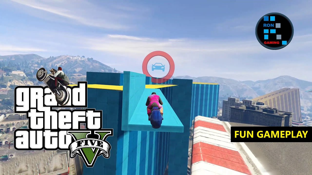 GTA V | TRANSFORMER PARKOUR RACE FUN GAMEPLAY