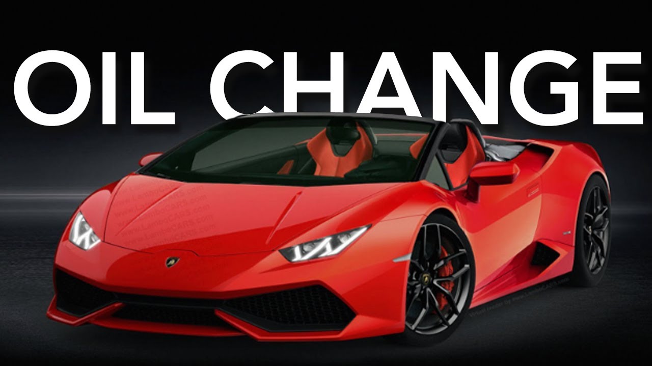 Как заменить масло в Lamborghini Huracan
