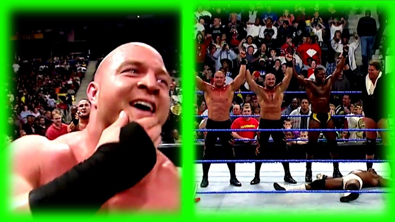 The Bashams Vs. Eddie Guerrero & Booker T 12/02/04 (Secretaries Of Defense Gimmick Debut) (2/2)