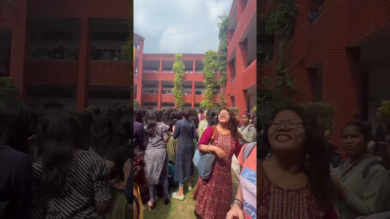Navratri celebration in gargi❤️#delhiuniversity #gargicollege #delhi
