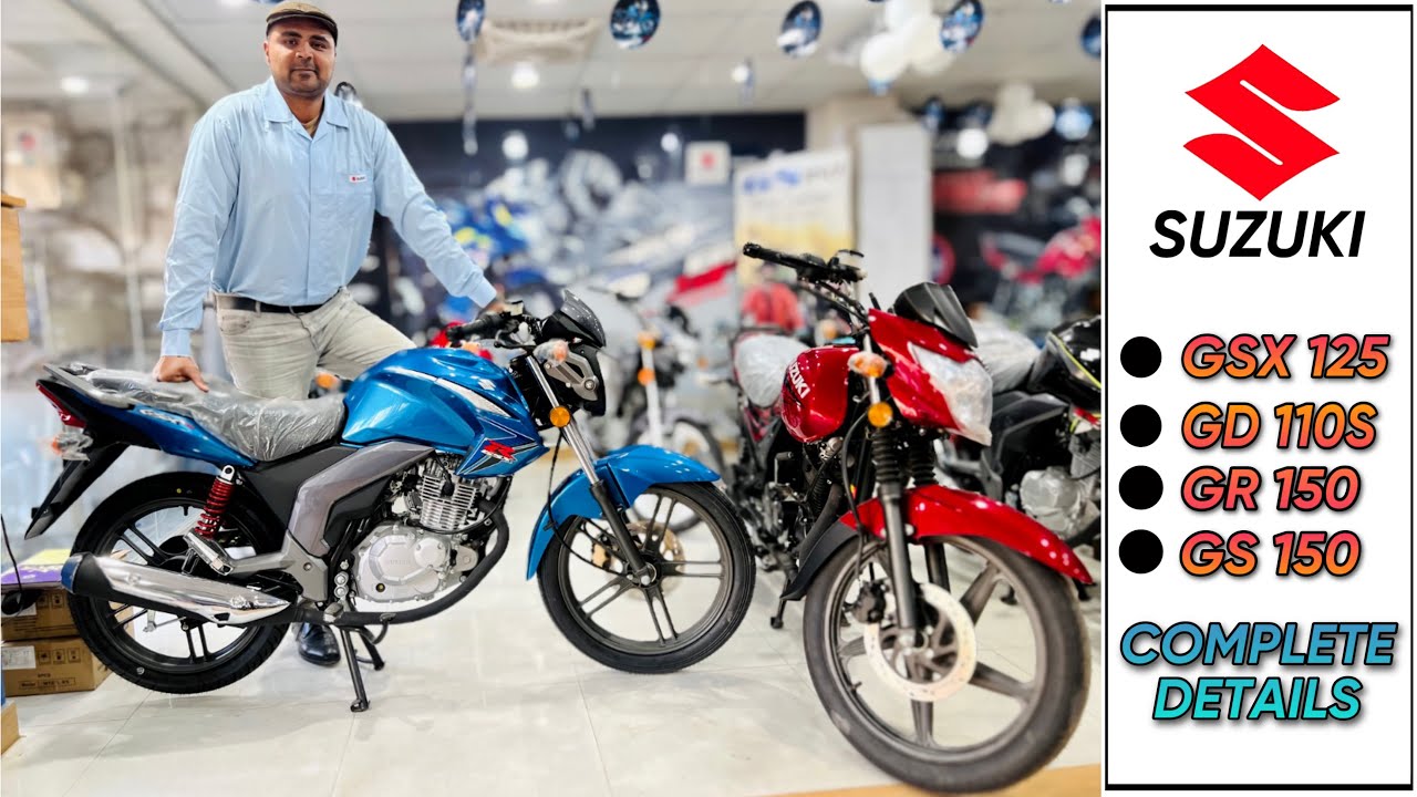 Suzuki GSX 125 Vs Suzuki GR 150 | All Suzuki Bikes Information | Suzuki GD 110S and Suzuki GS 150