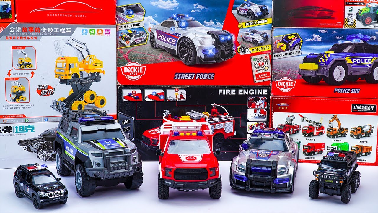 Unboxing RC Police Dickie SUV, RC Police Street Force, RC Police 150 SWAT 1:16, RC Police Hummer H2