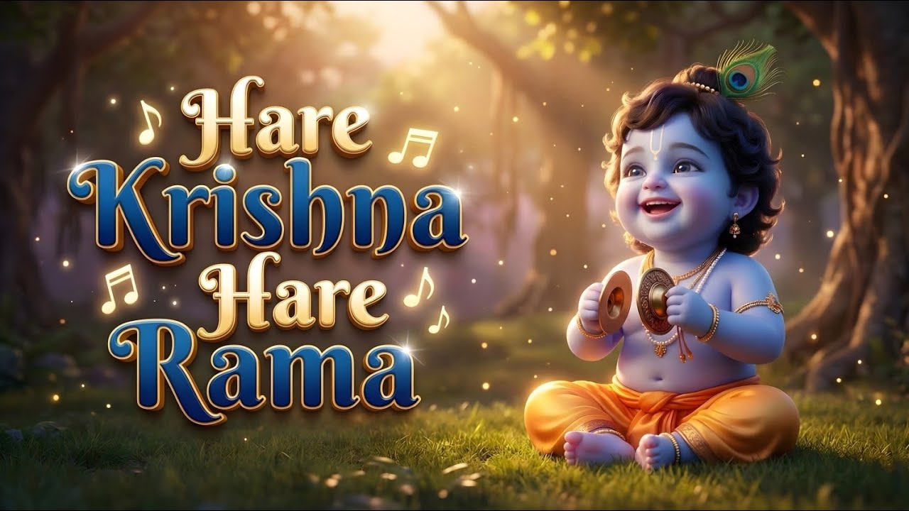 Hare Krishna Hare Rama | The Maha Mantra | Divine Chanting for Peace & Awakening