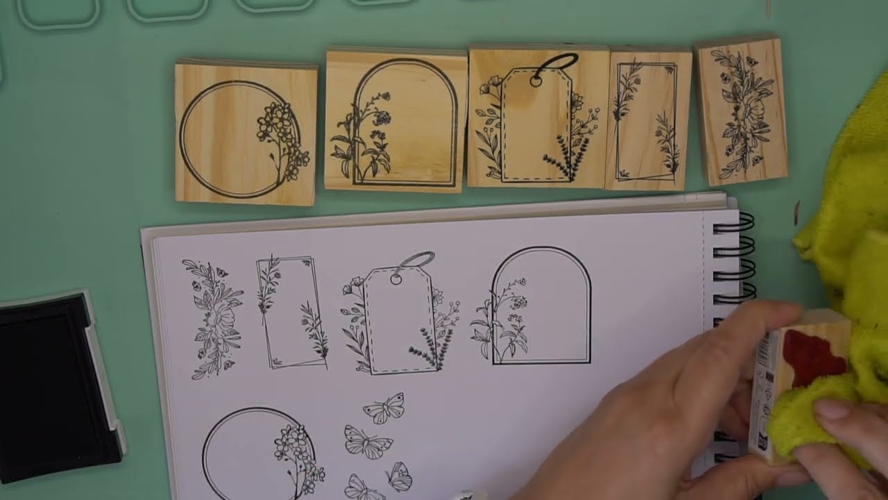 6 Neue Holzstempel bei Action,
