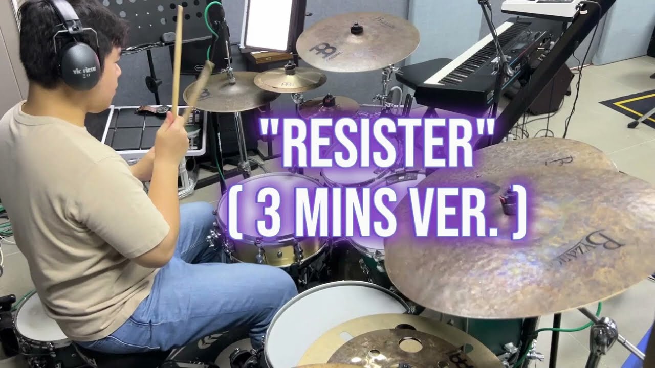 KEN.C｜”Resister” by ASCA Drum cover ( 3 mins ver. )
