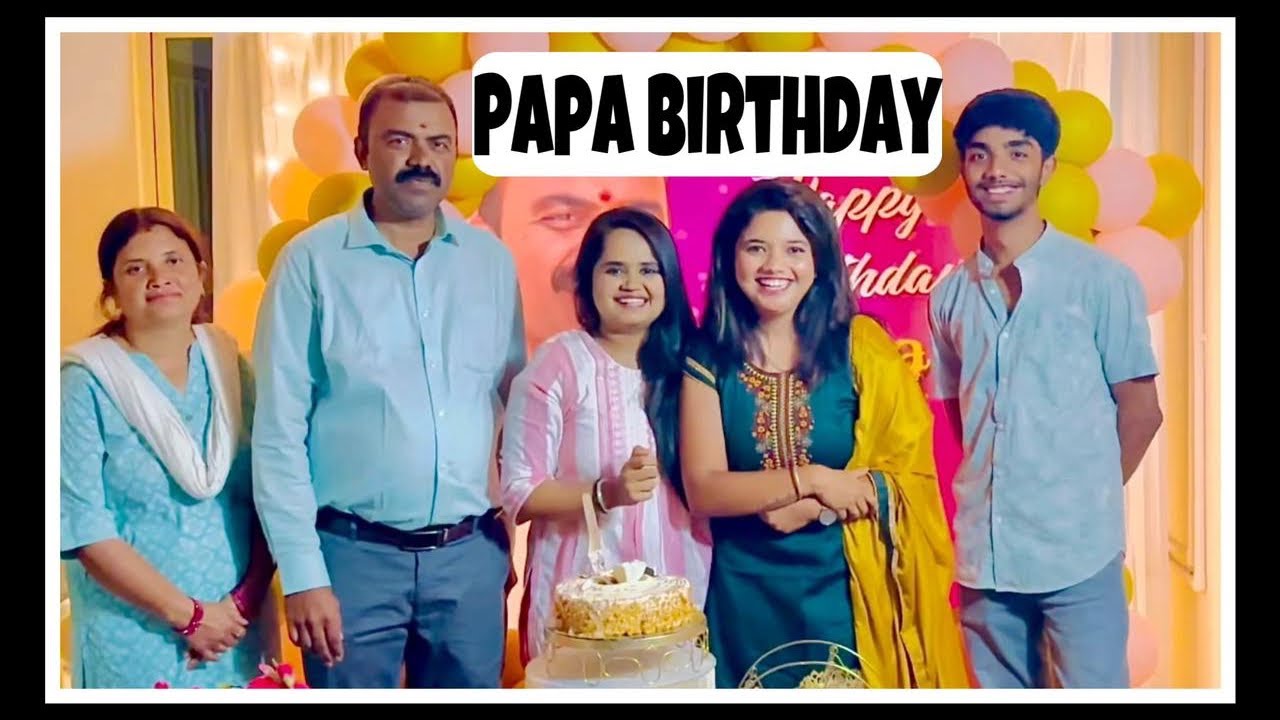 Papa’s Birthday Celebration 🥳❤️🌍🧿 @Likhi_Rachu #likhirachu #youtube #vlog #papasbirthday