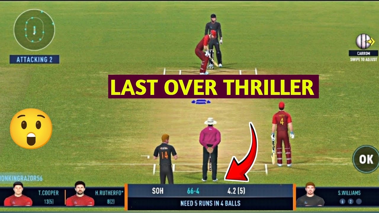 Most Epic Thriller Match vs Subscriber 😱 | Last Over Finish | Real Cricket 24