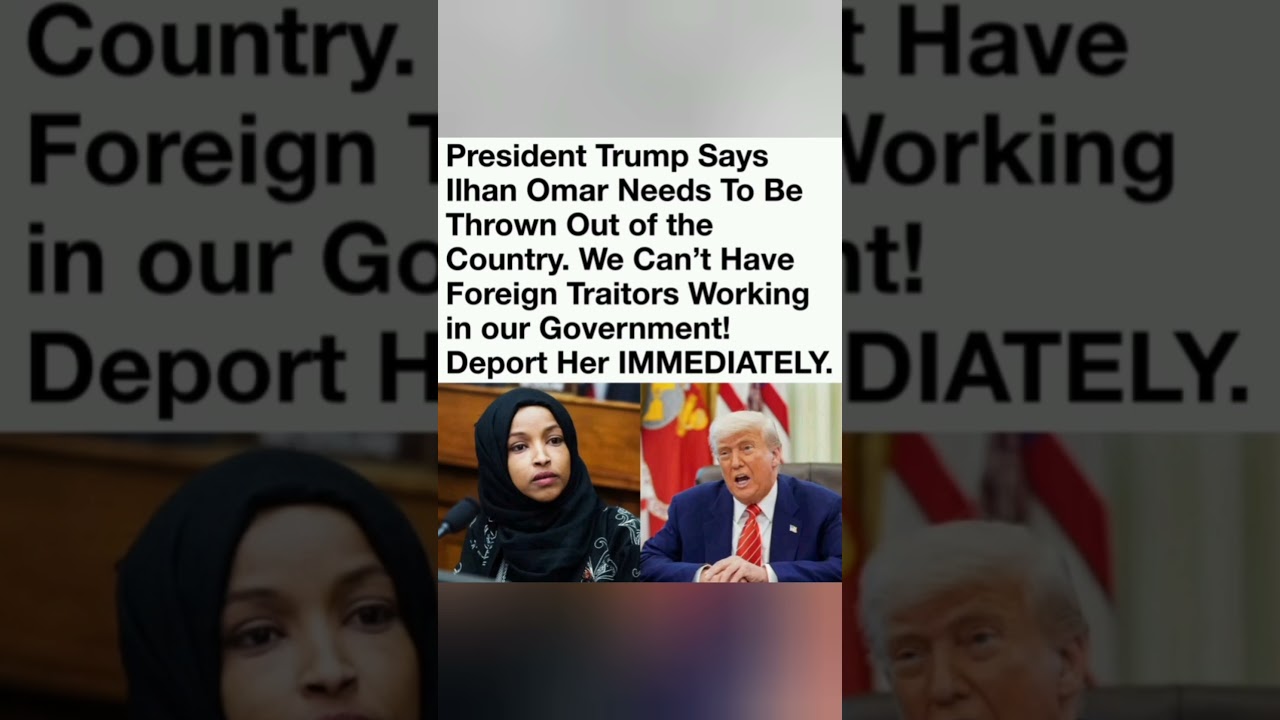 Trump&rsquo;s comments on Ilhan Omar spark debate 🇺🇸🤔#Trump#IlhanOmar#Politics#Congress#Debate#News#Viral