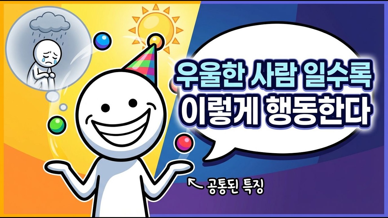 웃고 잘 지내 보이는데 사실 우울한 사람들의 공통된 특징