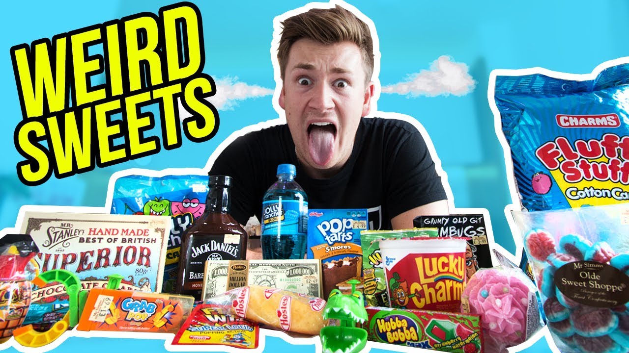 TRYING WEIRD SWEETS FOR THE FIRST TIME (Taste Test)