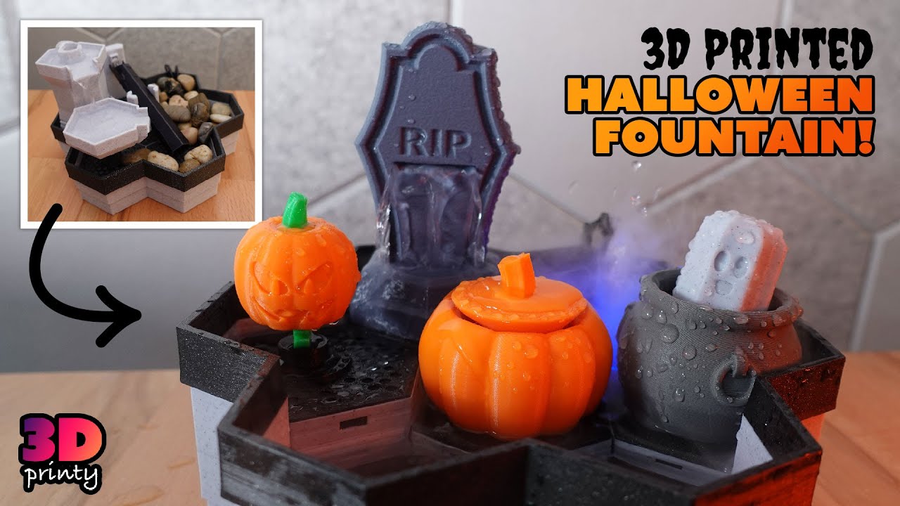 3D Printed Halloween Fountain!