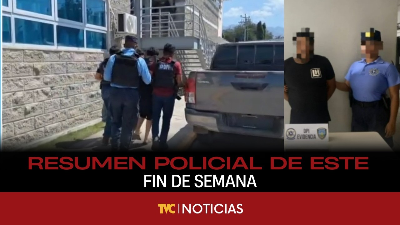 Resumen policial de este fin de semana