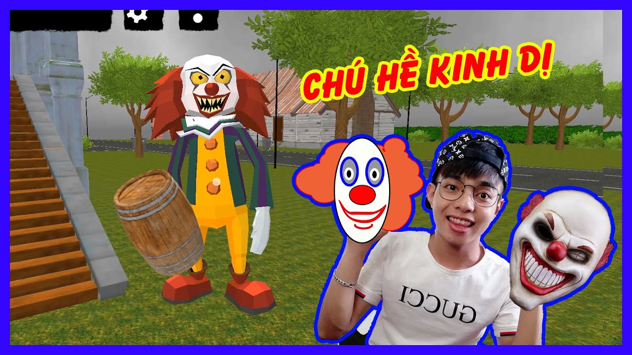 ThắnG Tê Tê Phá Phách Quậy Tung Nhà Thằng Hề Xấu Tính | Scary Clowns Game