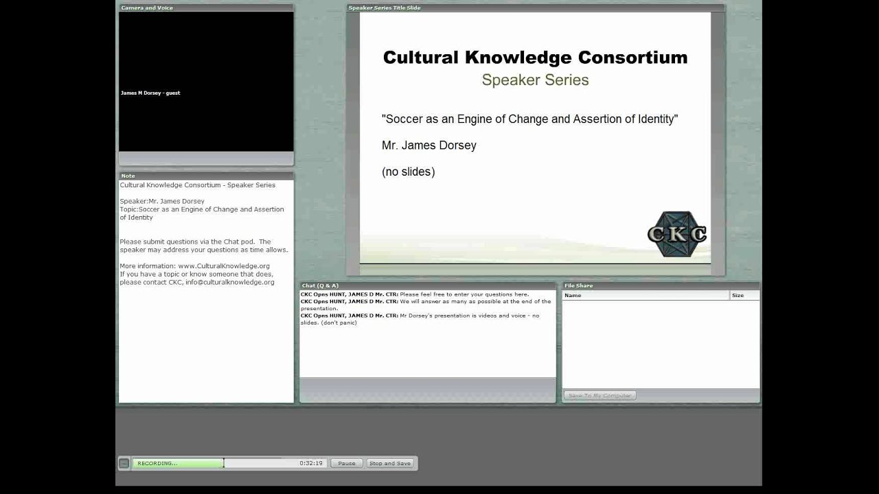 CKC Speaker Series: 