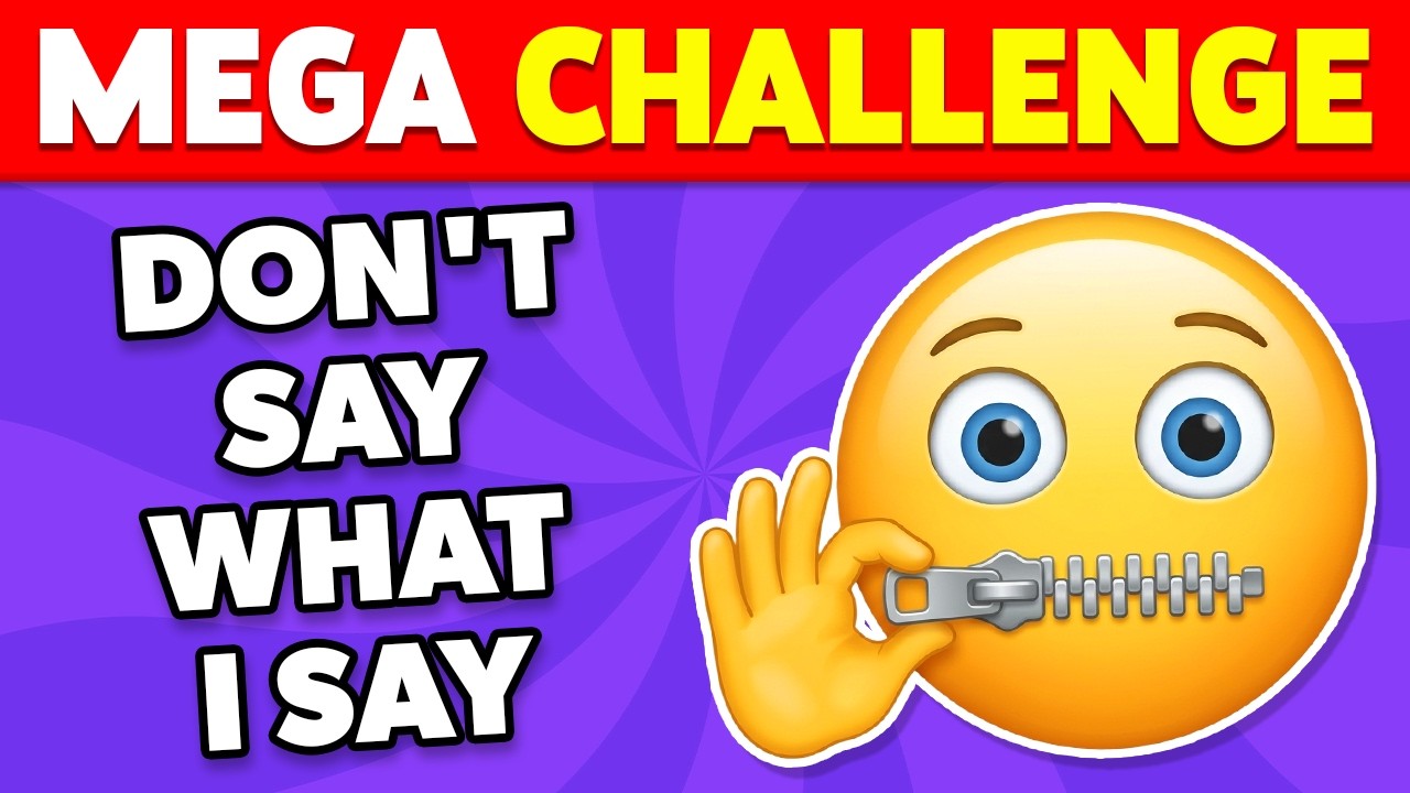 Avoid Saying The Same Thing As Me 🤫🔥 MEGA CHALLENGE ❌😢