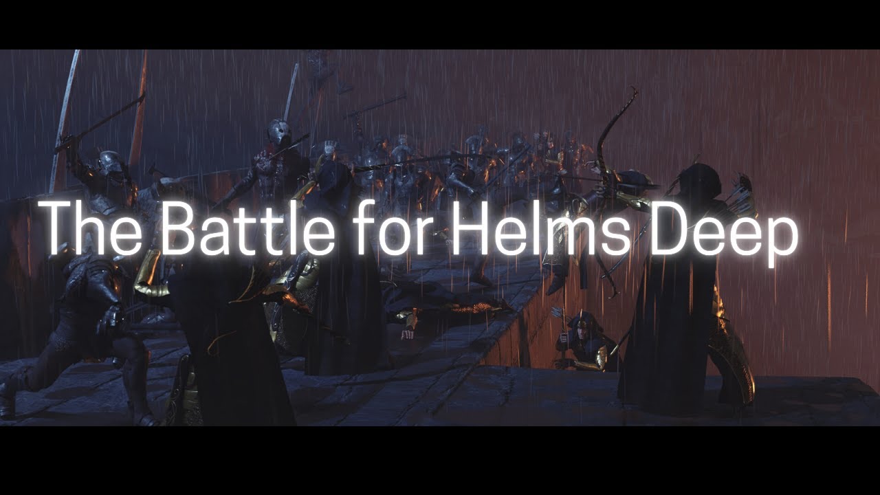 Epic Battle of Helm’s Deep – Cinematic Total War Experience
