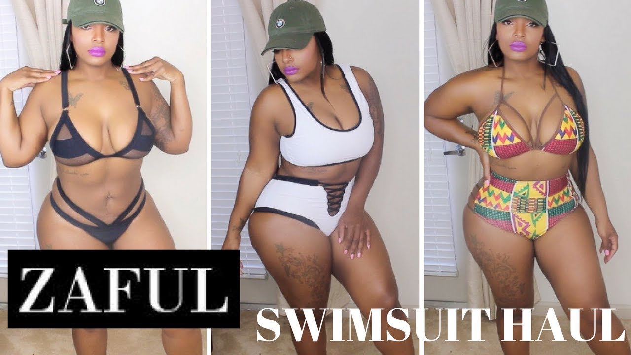 ZAFUL Swimsuit Haul | Curvy | Porchia Nicole