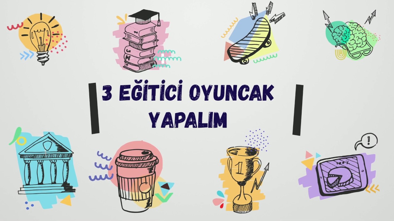 3 EĞİTİCİ OYUNCAK YAPIMI!