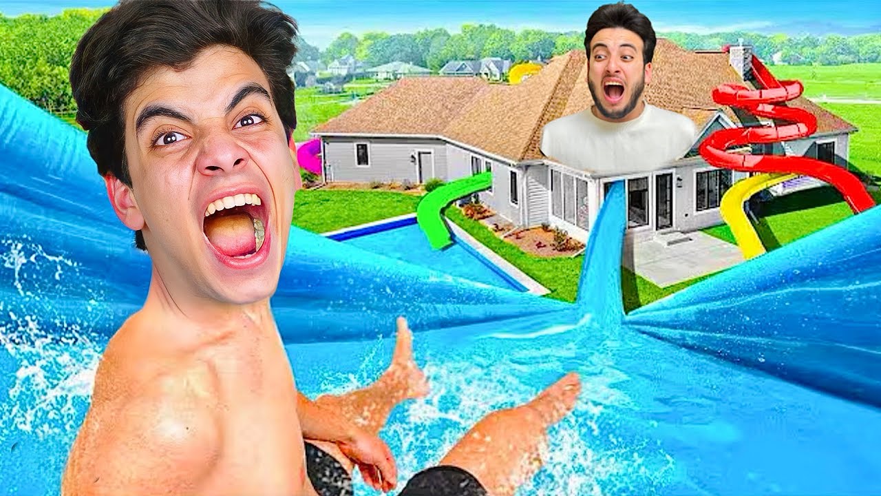 صنعت حديقة سمك سريه 🐟 في منزل اخي 😱 الحسن راح فيها 💔😭