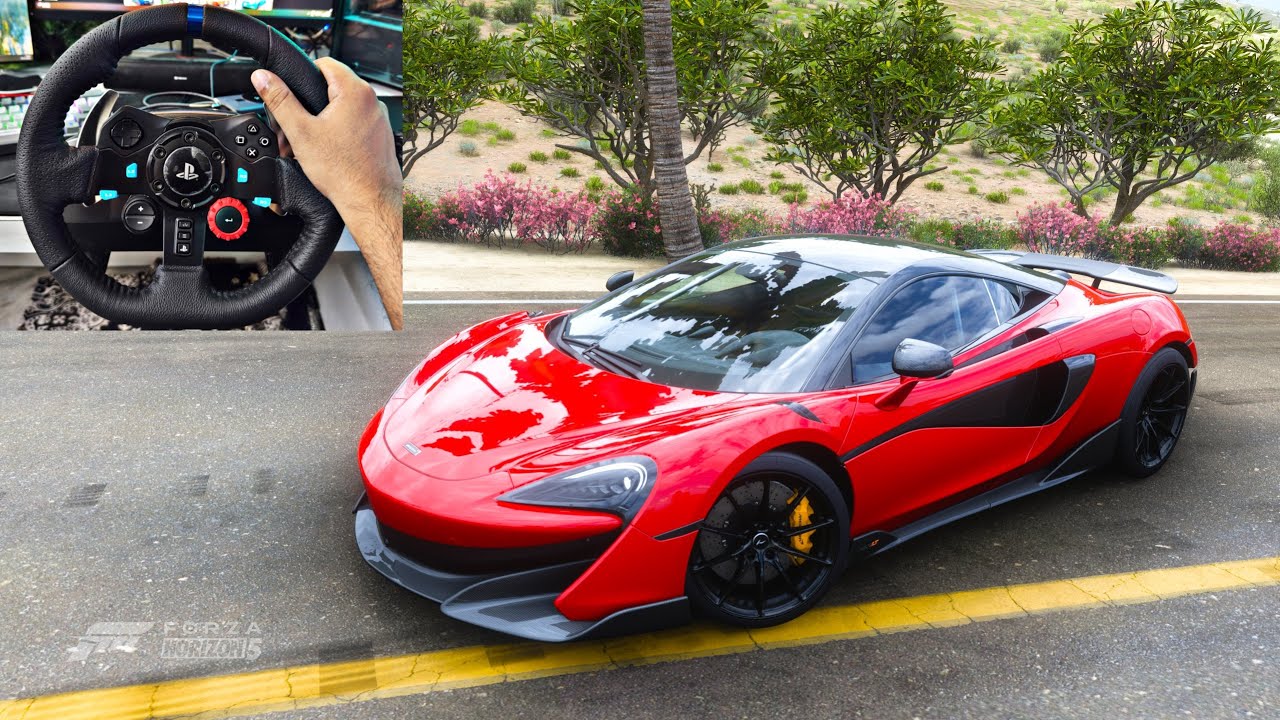 Mclaren 600LT 2300HP Forza Horizon 5 Logitech G29 Gameplay