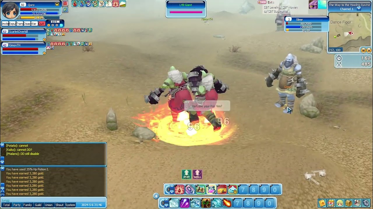 Chronicles Luna Online PC : CBT Levelling (4)