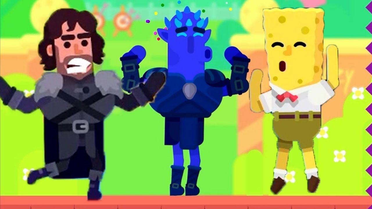 Bowmasters Ultimate New Update Characters - Night Walker Shawn Snow  Gubka (SpongeBob) Tournament