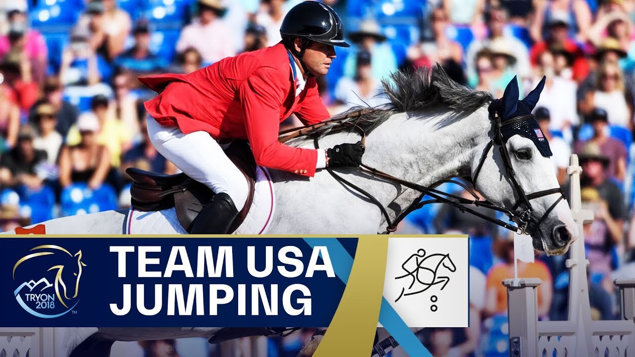 USA's Gold Ride in Team Jumping | FEI World Equestrian Games 2018