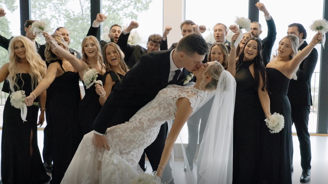 Lexi & Ryder Industrial Backdrop Wedding | A Romantic Lake of the Ozarks Wedding Film in Missouri