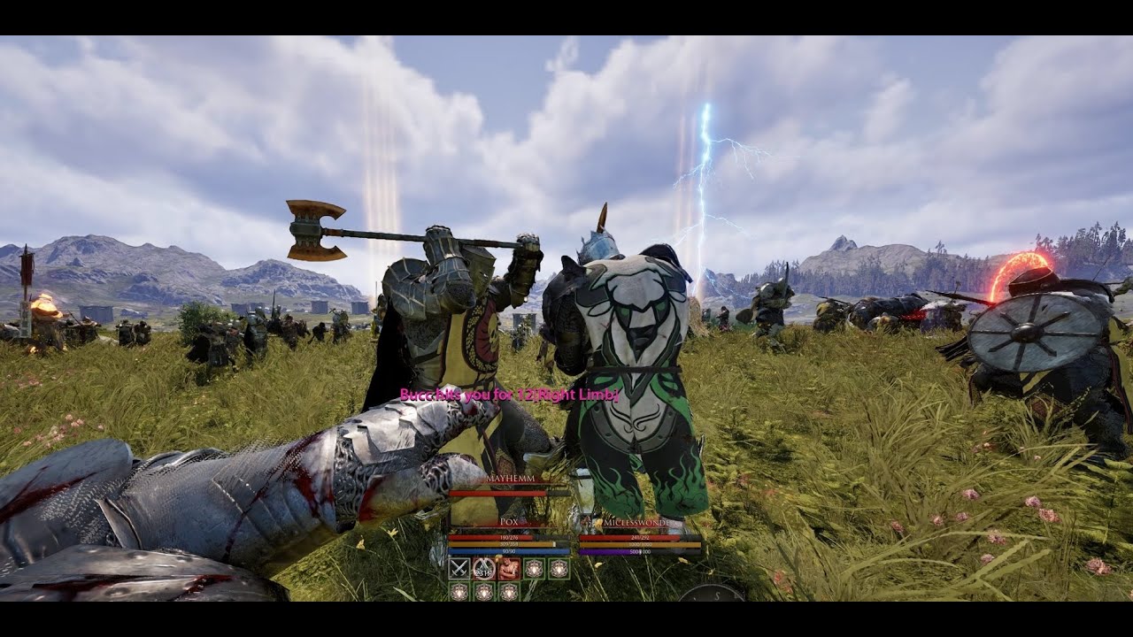 60 Odinseed Vs. 80 BadCoKoto TWICE!  -  Frontline Oghmir PoV  -  Mortal Online 2 PvP Huge Battles