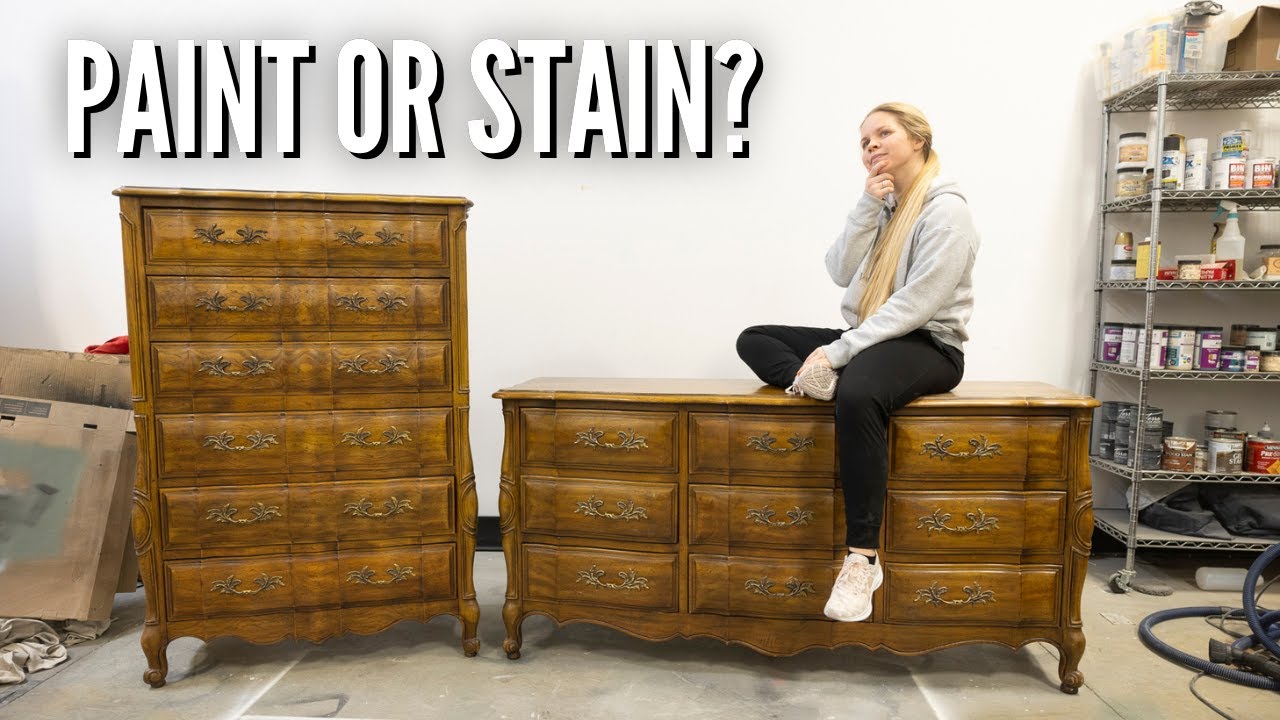 FB MARKETPLACE SCORE!! French Provincial Furniture Transformation
