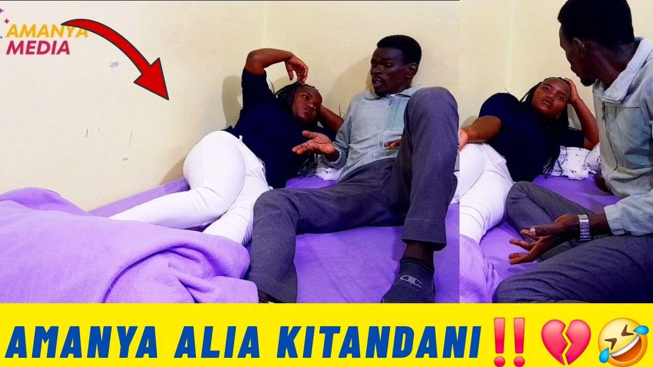 Amanya akamatwa kitandani‼️ senior Dave njoo unisaidie, amanya alia😭