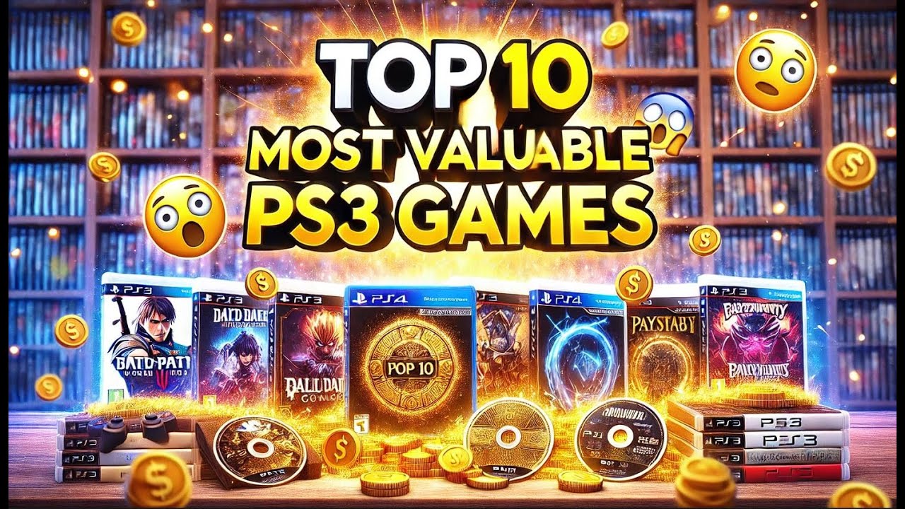 My Top 10 Most Valuable PS3 Games by Crabman Gaming #top10ps3