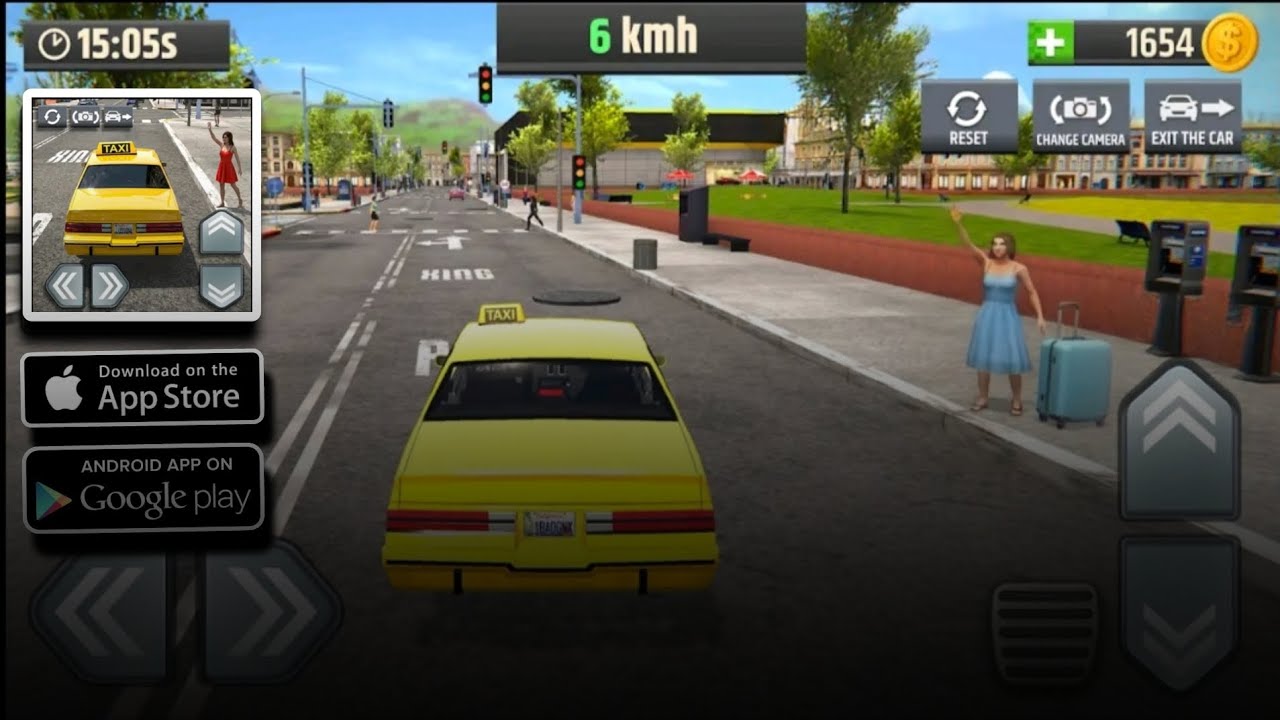 🎮 Taxi Driver Simulator – Realistic City Driving Gameplay (Android & iOS) 🚕💨