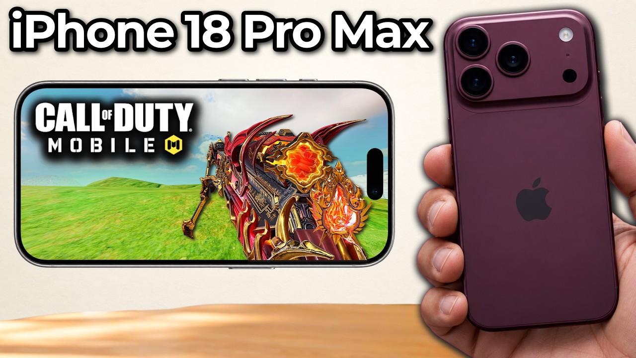 iPhone 18 PRO MAX GAMEPLAY COD MOBILE