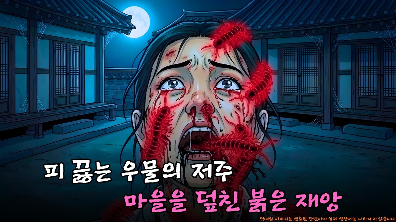 깊은 조선시대 산골 마을을 덮친 거대한 붉은 지네의 끔찍한 저주와 자매의 기이한 야담 | 소름돋는 한국 민담 전설 잠들기 전 듣는 옛날 이야기