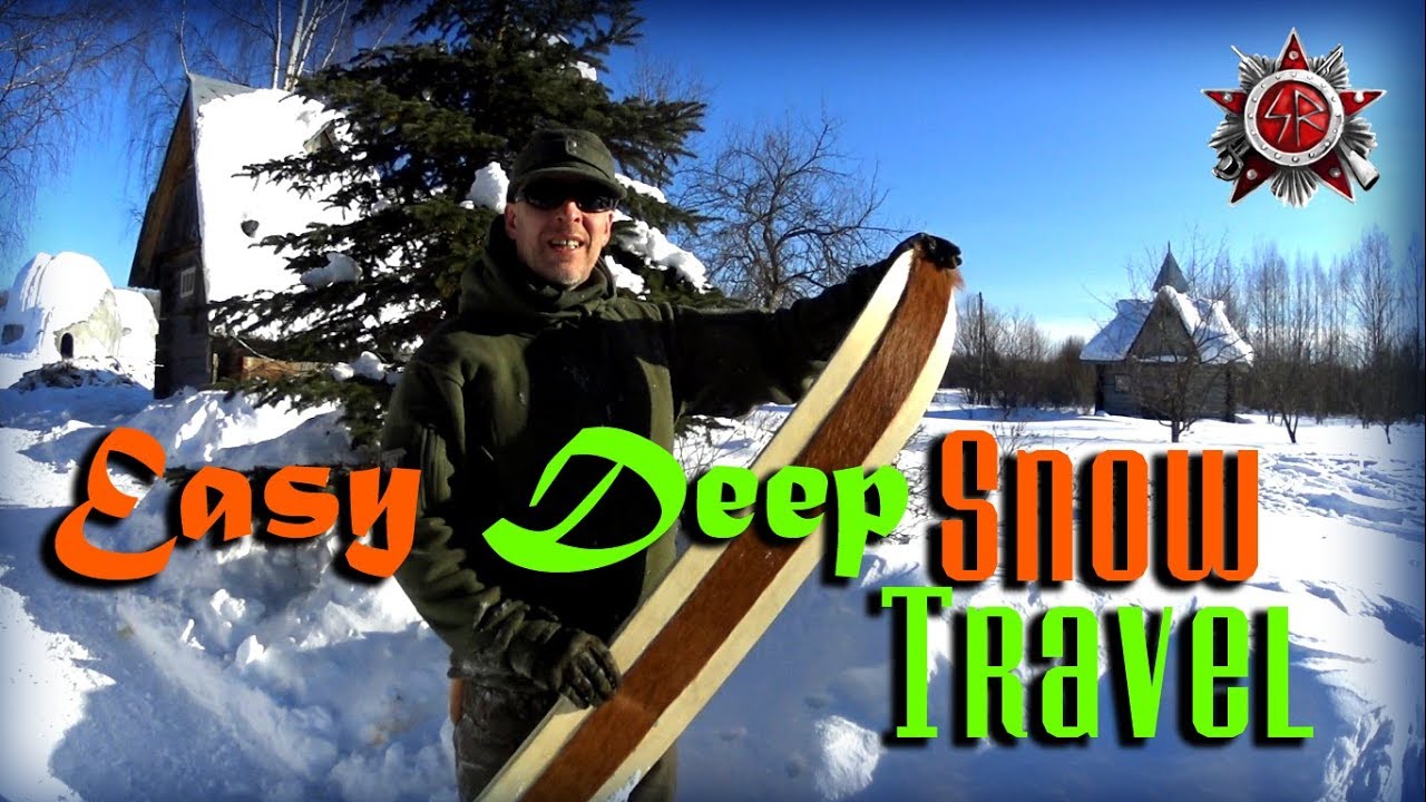 Traditional Siberian Taiga Skis (2018)  [Deep Snow Travel]