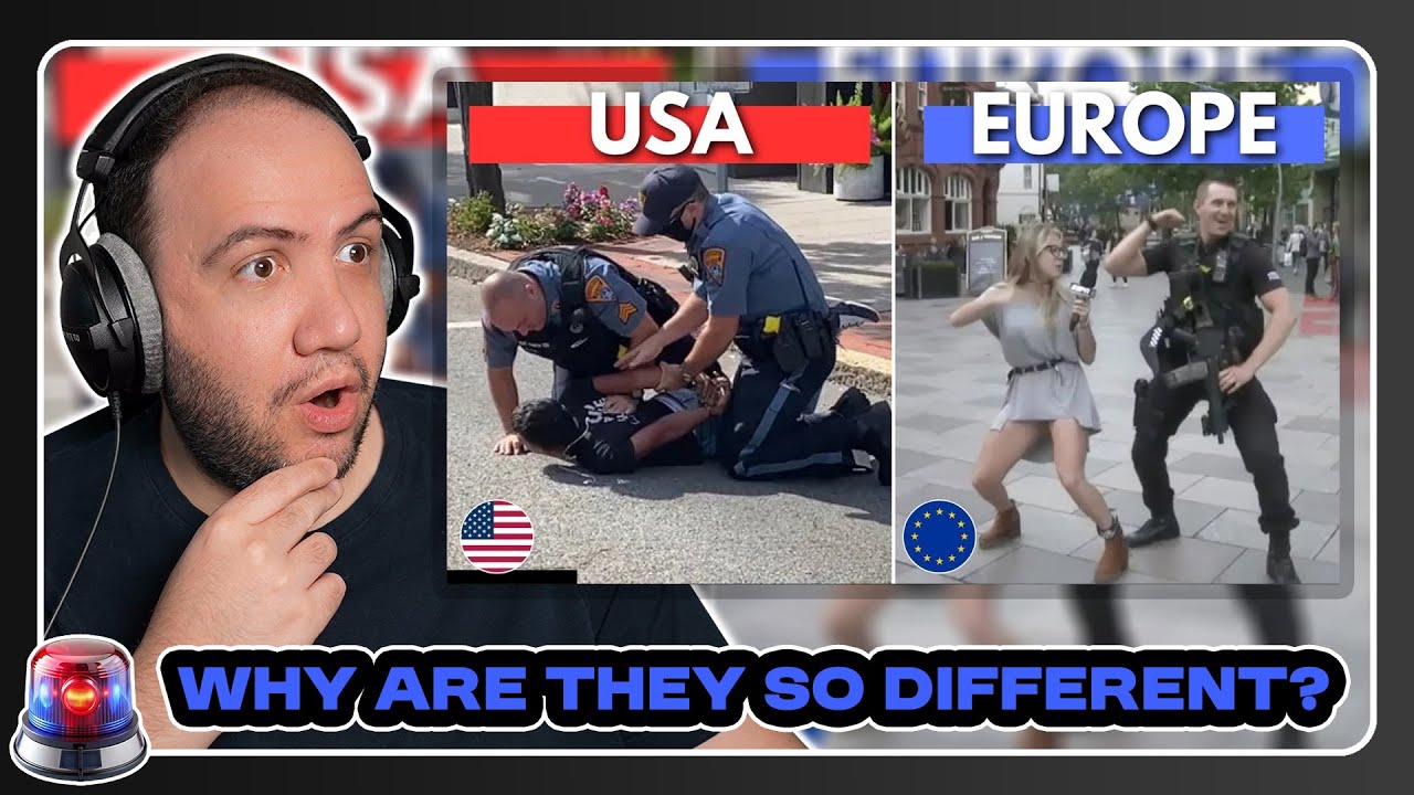 American Police vs European Police — You Won’t Believe the Differences 😳🚨