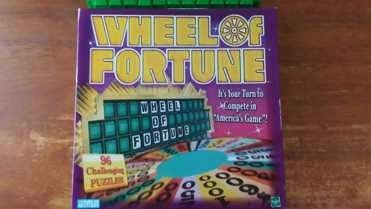 Wheel of Fortune board game.