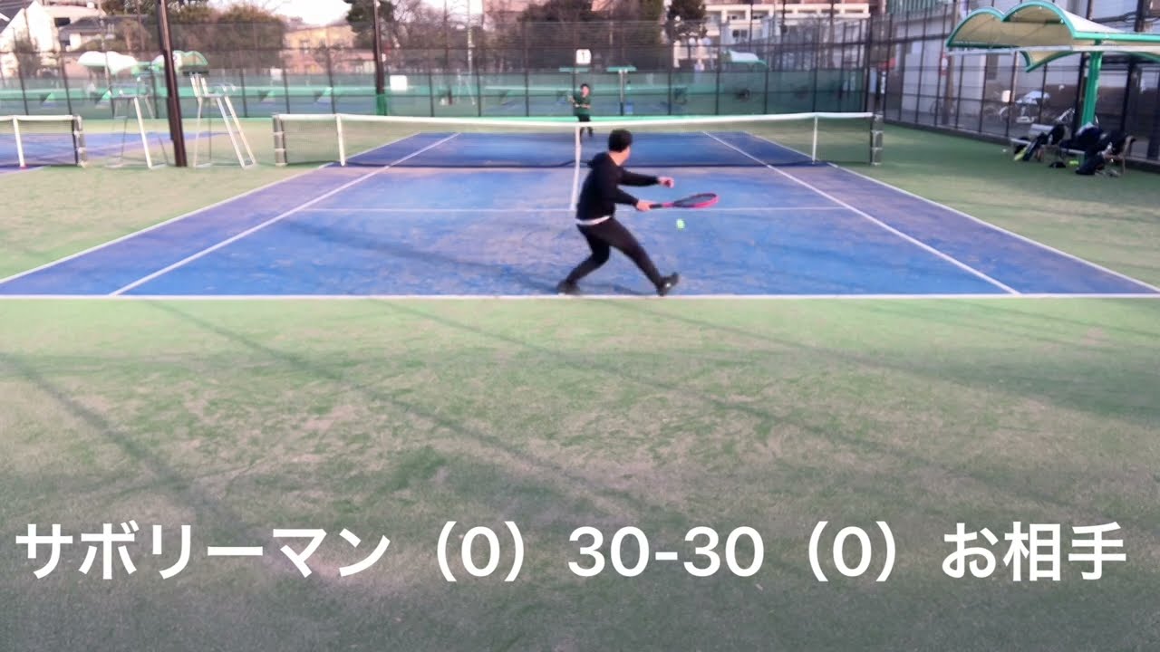 早朝シングルスマッチ４本勝負③