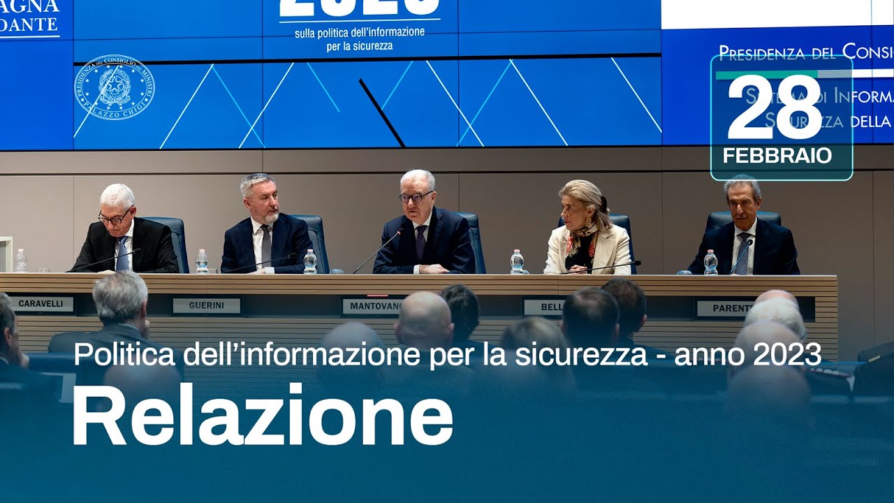 Relazione sulla politica dell’informazione per la sicurezza