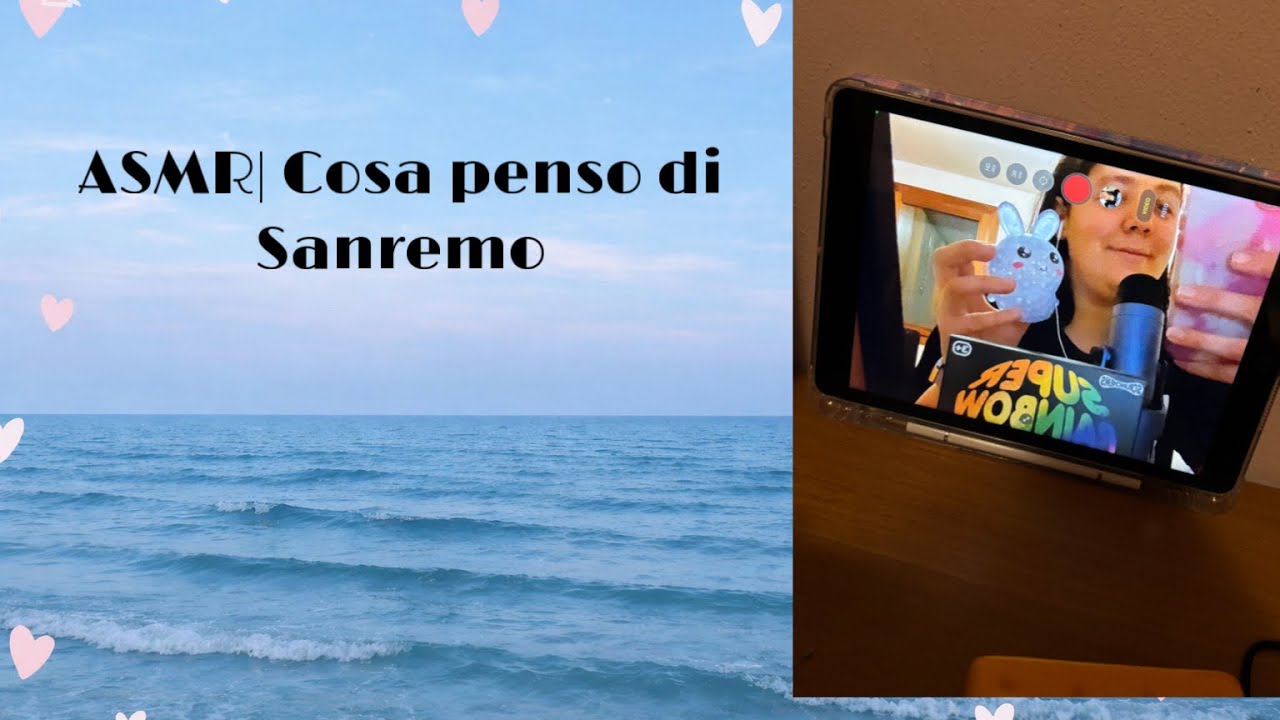 ASMR| In whispering vi racconto cosa penso di Sanremo ✨