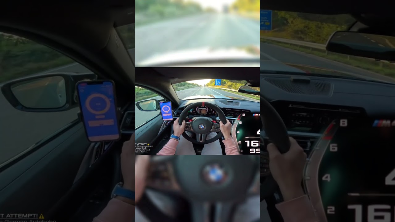 Incredible M5 CSL acceleration test 