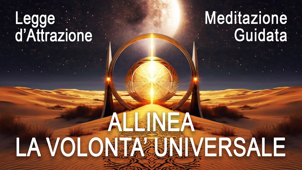Meditazione Guidata - Allinea la Volontà Universale, Legge d'Attrazione