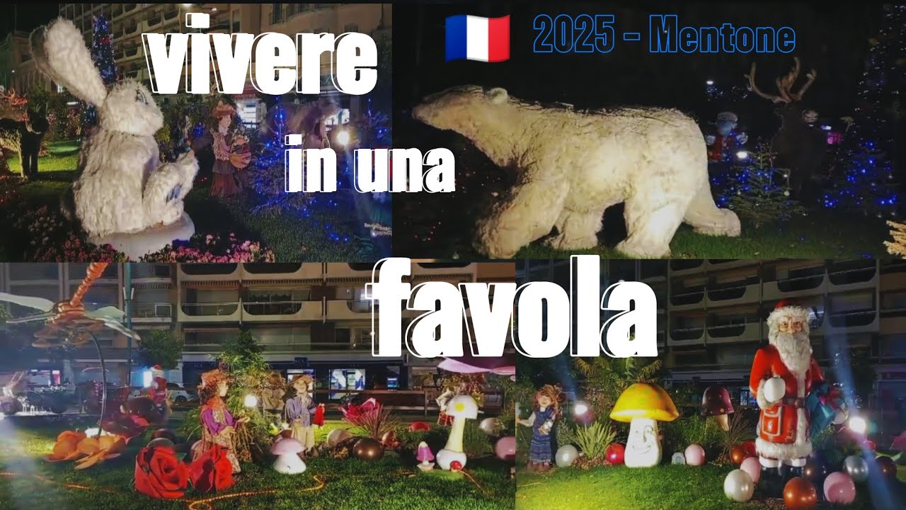 a Mentone il natale si vede...non si sente.#mentone #francia
