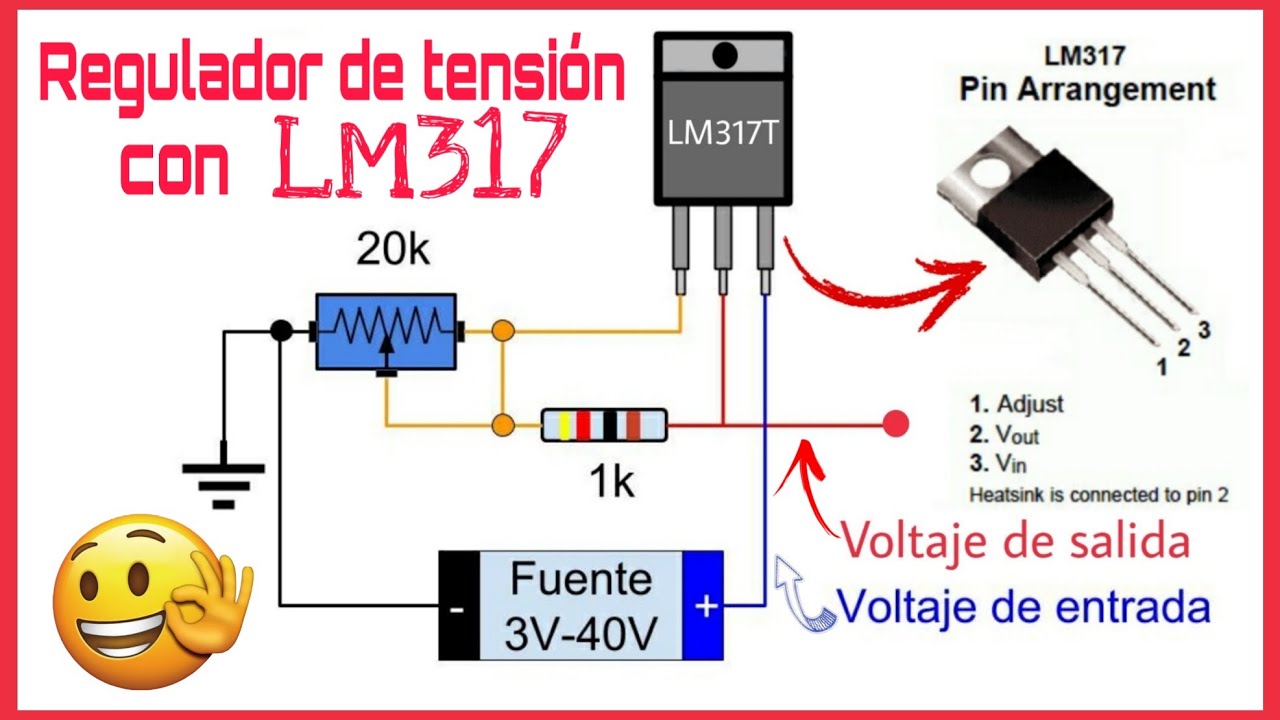 CÓMO HACER UN REGULADOR DE VOLTAJE CON UN LM317