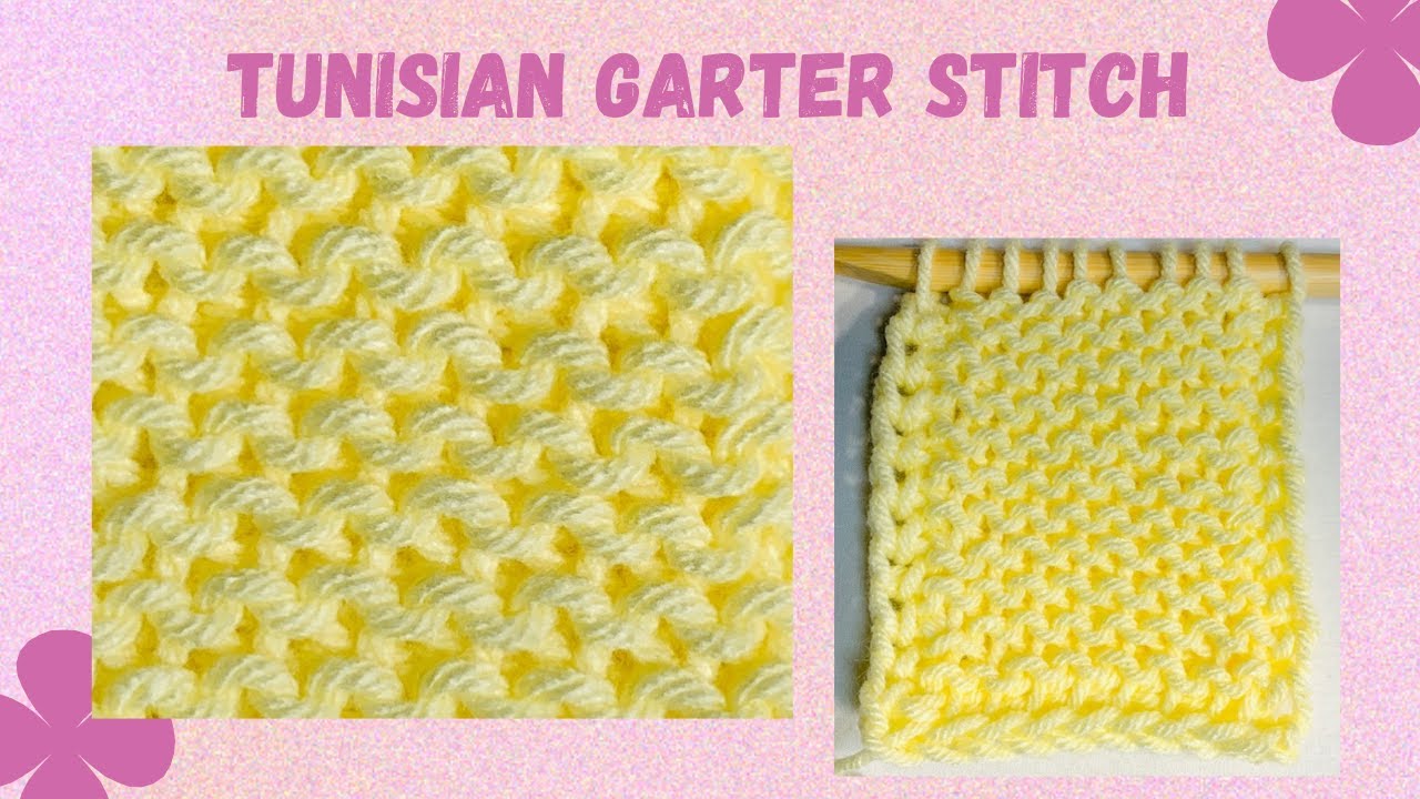super easy Tunisian garter stitch