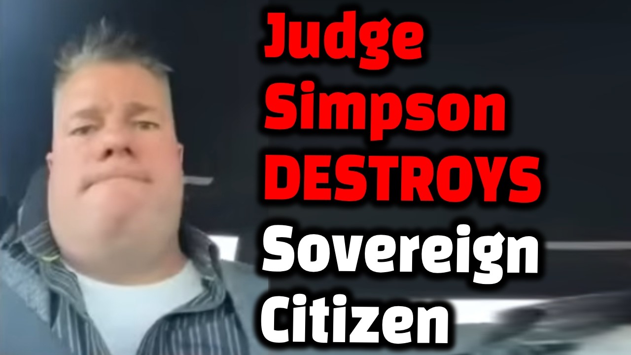 Sovereign Citizen Landlord Thinks Money Beats the Law — Judge Simpson Shuts Him Down