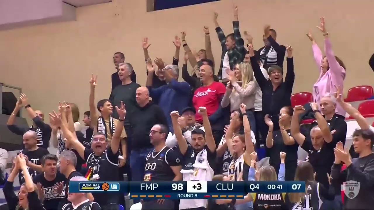CLUTCH: Du&scaron;an Miletić hits key 3-pointer (FMP &ndash; U-BT Cluj-Napoca, 22.11.2025)